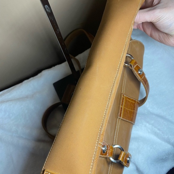 EUC Franco Sarto Brown & Tan Shoulder Bag - Picture 10 of 10